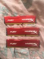 hyperx fury DDR3 4 GB (3 stuks), Computers en Software, RAM geheugen, Ophalen, Gebruikt, DDR3, Desktop