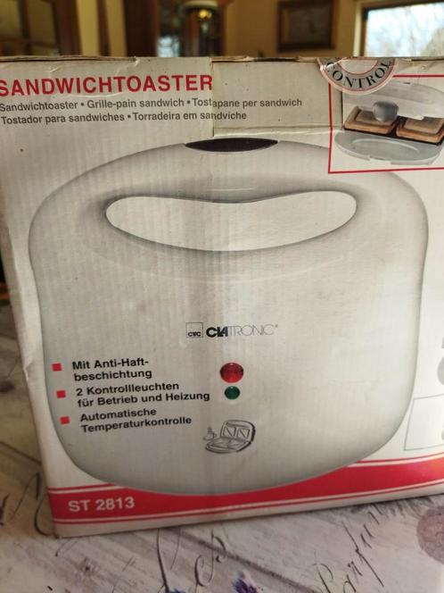 Clatronic tosti-ijzer, Elektronische apparatuur, Broodroosters, Nieuw, Ophalen of Verzenden