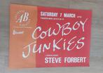 Concert poster Cowboy Junkies, Muziek en Instrumenten, Bladmuziek, Ophalen of Verzenden, Zo goed als nieuw