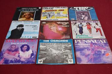 retro 45t's, reuze keuze oldies beschikbaar voor biedingen