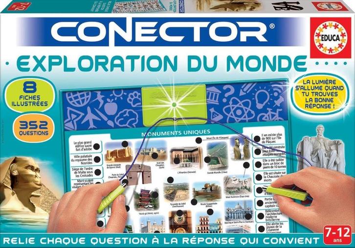 Conector De wereld verkennen (educatief spel voor kinderen), Hobby en Vrije tijd, Overige Hobby en Vrije tijd, Zo goed als nieuw