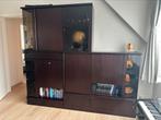 Massief houten livingkast, Huis en Inrichting, Ophalen, Gebruikt, 200 cm of meer, 200 tot 250 cm