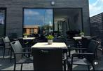 35 pvc terrasstoelen en 6 inklapbare terrastafels, Zakelijke goederen, Horeca | Meubilair en Inrichting, Ophalen