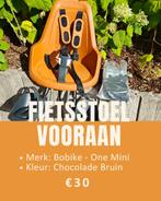 BoBike One Mini fietsstoeltje vooraan, Fietsen en Brommers, Ophalen, Voetsteuntjes, 0 t/m 18 kg, Voorzitje