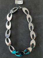 Stalen halsketting - NIEUW!!! (ref. 158), Handtassen en Accessoires, Ophalen of Verzenden, Nieuw, Zilver, Overige materialen