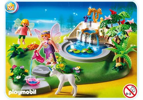 Playmobil - 4008 - Superset feeën en betoverende fontein, Kinderen en Baby's, Speelgoed | Playmobil, Zo goed als nieuw, Complete set