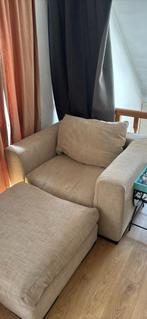Loveseat et son pouf, 100 à 125 cm, Moins de 150 cm, Comme neuf, Enlèvement