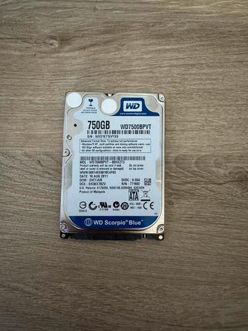 Western Digital Blue 750go (pc portable, console) beschikbaar voor biedingen