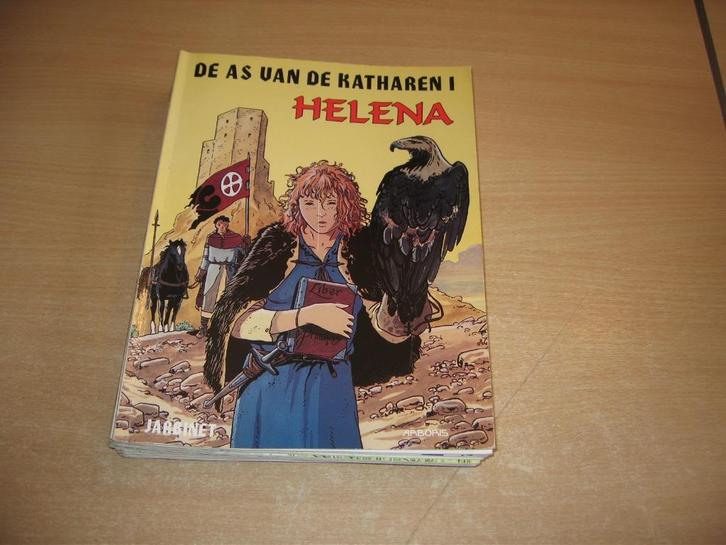 De as van de Katharen : Compleet inclusief moeilijke delen., Boeken, Stripverhalen, Gelezen, Complete serie of reeks, Ophalen of Verzenden
