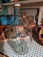 Oude grote glazen fles, Antiek en Kunst, Ophalen of Verzenden