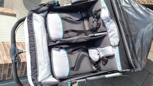 Duo Buggy tweelingbuggy, Kinderen en Baby's, Buggy's, Zo goed als nieuw, Regenhoes, Ophalen