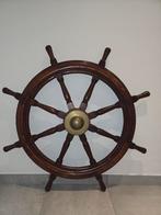 Uniek stuurwiel zeilboot 1880 mahonie, Watersport en Boten, Bootonderdelen, Ophalen of Verzenden, Zo goed als nieuw