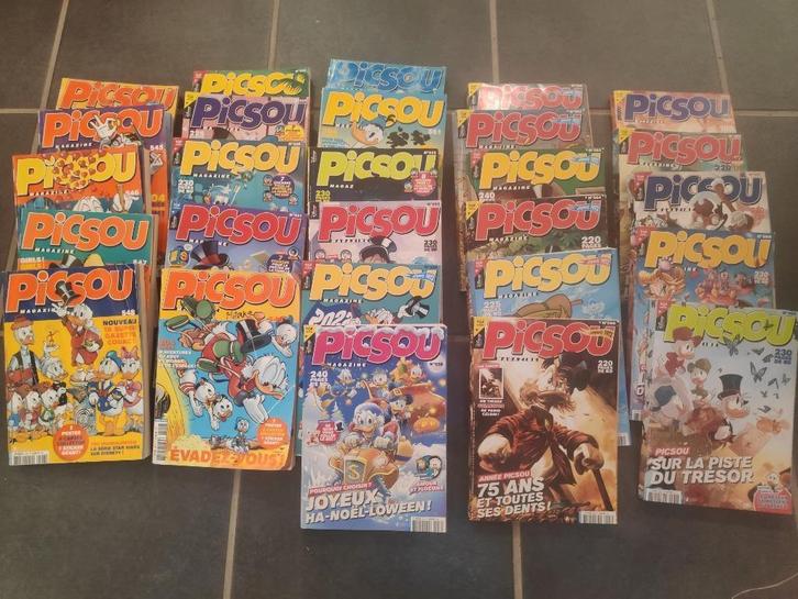 Lot de 27 Picsou Magazine, Boeken, Stripverhalen, Gelezen, Meerdere stripboeken, Ophalen