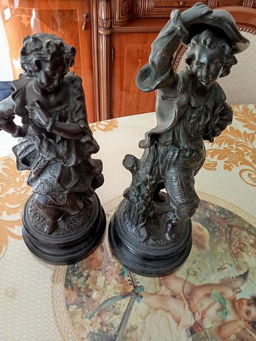 Verkoop van gipsen beeldjes, Antiek en Kunst, Antiek | Brons en Koper, Ophalen