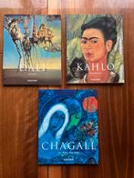 3 boekjes Taschen Dali Kahlo Chagall, Ophalen of Verzenden, Zo goed als nieuw