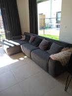 bank, zetel, stof donkergrijs, gratis, Ophalen, Gebruikt, 300 cm of meer, 75 tot 100 cm