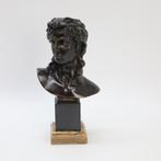 Bronzen buste "David" op onix sokkel, Antiek en Kunst, Ophalen