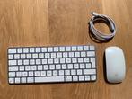Apple Magic Keyboard + Apple Magic Mouse - Mauve, Informatique & Logiciels, Azerty, Apple, Sans fil, Touches multimédia