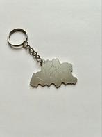 Porte-clés en aluminium Belgique avec provinces gravées., Collections, Porte-clés, Enlèvement ou Envoi, Neuf