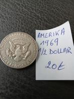 1/2 dollar 1969 Amerika, Postzegels en Munten, Ophalen