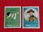 Libanon 1962: scouts, Lord Baden-Powell, trompet *, Postzegels en Munten, Ophalen of Verzenden, Postfris