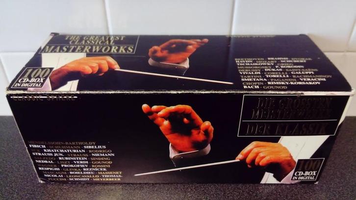 The greatest classical masterworks 100 CD, Cd's en Dvd's, Cd's | Klassiek, Zo goed als nieuw, Boxset, Ophalen