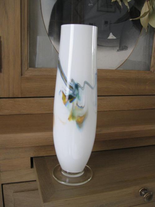 vaas-opaline-opaline vaas-ITALY-jaren 60-VINTAGE, Antiquités & Art, Antiquités | Vases, Enlèvement ou Envoi