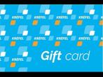 Krefel voucher / cadeaubon 80€, Tickets en Kaartjes, Kortingen en Cadeaubonnen