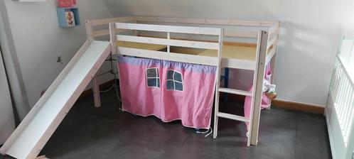 Hoogslaper/speeltuig met glijbaan, Kinderen en Baby's, Kinderkamer | Stapelbedden en Hoogslapers, Gebruikt, Hoogslaper, Ophalen