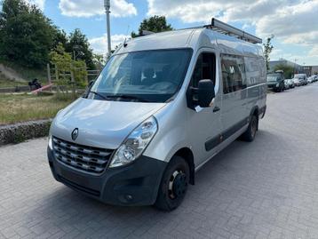 RENAULT MASTER 2.3 DCI L4 H2 DUBBELE CABIN 2011 156000KM 7PL, Auto's, Euro 5, Stof, 110 kW, Renault