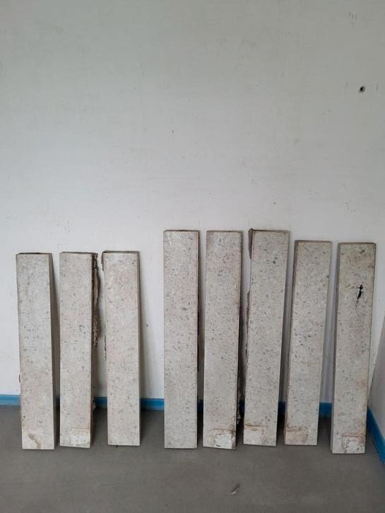 Stenen tabletten, Doe-het-zelf en Bouw, Plinten en Afwerking, Gebruikt, Ophalen