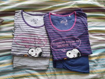2 nieuwe pyjama's voor dames maat M  beschikbaar voor biedingen