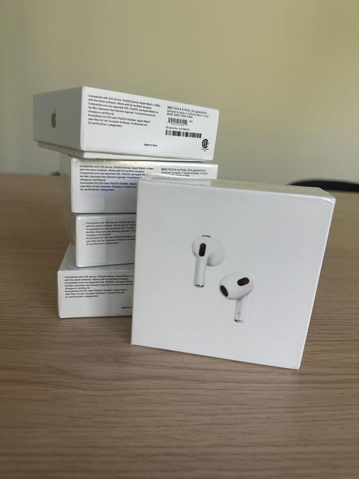 airpods 3e generation, Télécoms, Téléphonie mobile | Écouteurs, Neuf, Intra-auriculaires (Earbuds), Bluetooth, Enlèvement