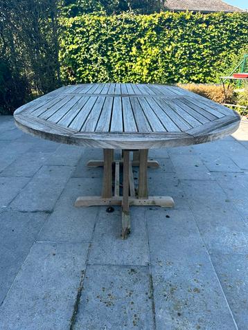 Barlow tyrie tuintafel, Tuin en Terras, Tuintafels, Ophalen, Gebruikt, Ovaal, Hout