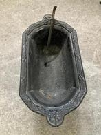 Open gietijzeren pot, Ophalen