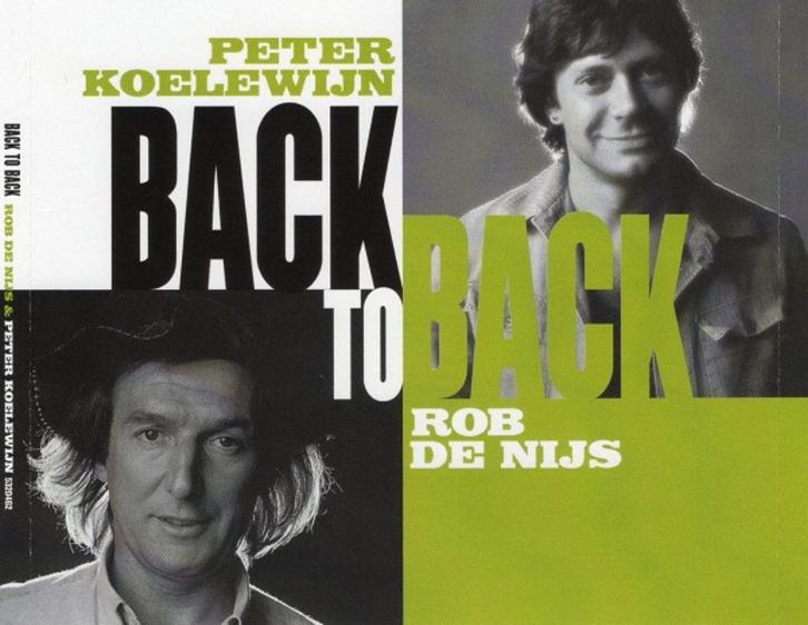 2-CD-BOX * Rob de Nijs & Peter Koelewijn – Back To Back, Cd's en Dvd's, Cd's | Nederlandstalig, Ophalen of Verzenden