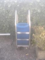 Zwembadladder inox, Tuin en Terras, Ophalen of Verzenden, Gebruikt, Ladder