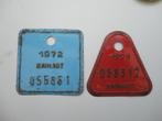 Lot de 15 plaques de vélo, Ophalen