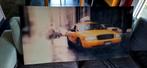 New York Taxi frame geel 120 x 60 cm, Antiek en Kunst, Ophalen