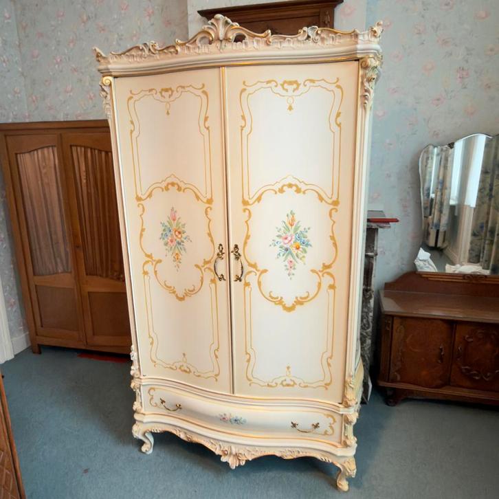 Kleerkast roccoco, Antiek en Kunst, Antiek | Meubels | Kasten, Ophalen