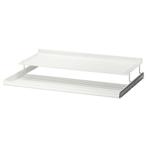 IKEA KOMPLEMENT Uittrekbaar schoenenrek, wit, 100x58 cm, Ophalen, Gebruikt