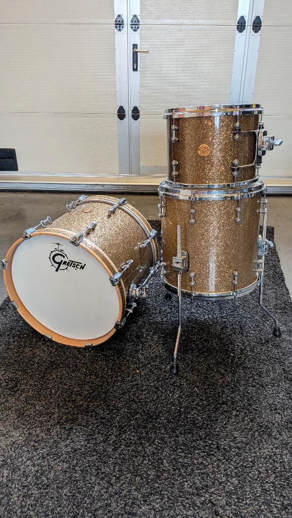 Gretsch New Classic jazz - champagne sparkle top staat, Muziek en Instrumenten, Drumstellen en Slagwerk, Gebruikt, Ophalen