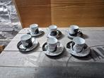 Service de 6 Tasses à Café Espresso & Soucoupes, Antiquités & Art, Enlèvement ou Envoi