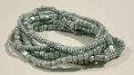 Lichtgrijze stretch kralenarmband, Ophalen of Verzenden, Nieuw, Grijs