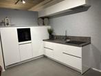 SHOWROOM EILAND GLANS KEUKEN NOBILIA + 5 ELECTRO+ LEVERING, Ophalen of Verzenden, Nieuw, Kunststof, Greeploos