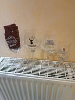 A vendre lot de 4 verres à bière, Ophalen, Gebruikt, Bierglas