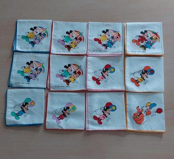 Nieuw zakdoeken disney zakdoekjes 12 stuks Mickey Pluto