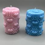 Romantische Geurkaarsen Set – Handgemaakte Kaarsen met Gegra, Huis en Inrichting, Woonaccessoires | Kandelaars en Kaarsen, Ophalen of Verzenden