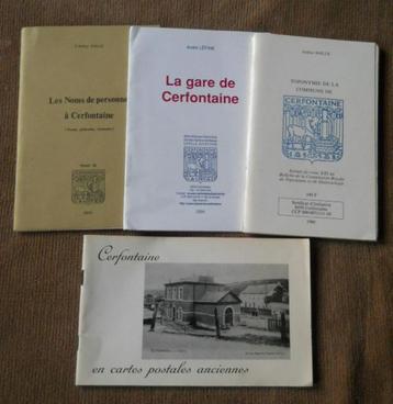 Lot de 4 ouvrages sur la commune de Cerfontaine beschikbaar voor biedingen