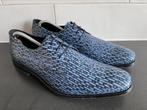 Floris van Bommel herenschoenen maat 9.5 / 43.5 H, Blauw, Floris van Bommel, Ophalen of Verzenden, Zo goed als nieuw
